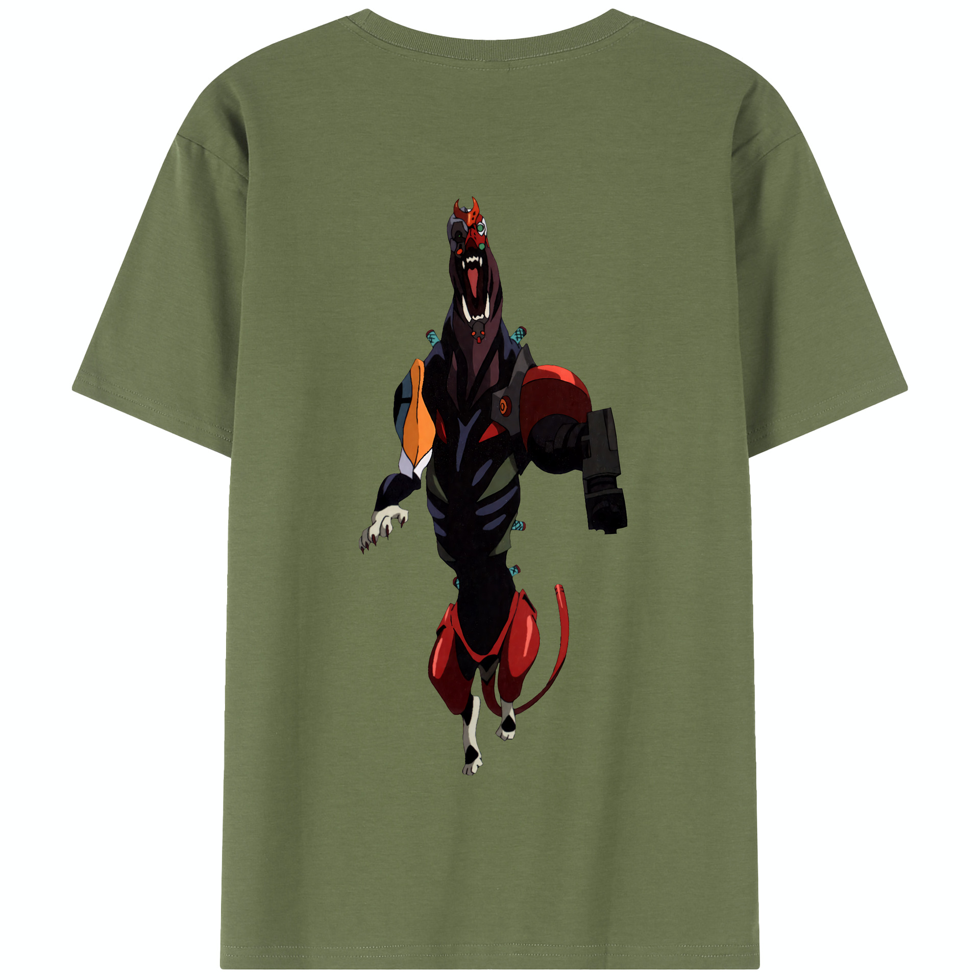 （画像用） EVA 新世紀エヴァンゲリオン 綿100％半袖Tシャツ（背面プリント）